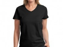Ladies ComfortSoft V-Neck T-Shirt