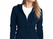 Juniors Vintage French Terry Full-Zip Hoodie – DT233