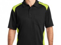 Select Snag-Proof Two Way Colorblock Pocket Polo