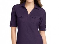 Ladies Oxford Pique Double Pocket Polo – L557