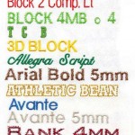 B Font