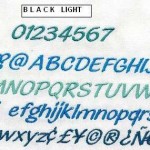 Blacklight Font